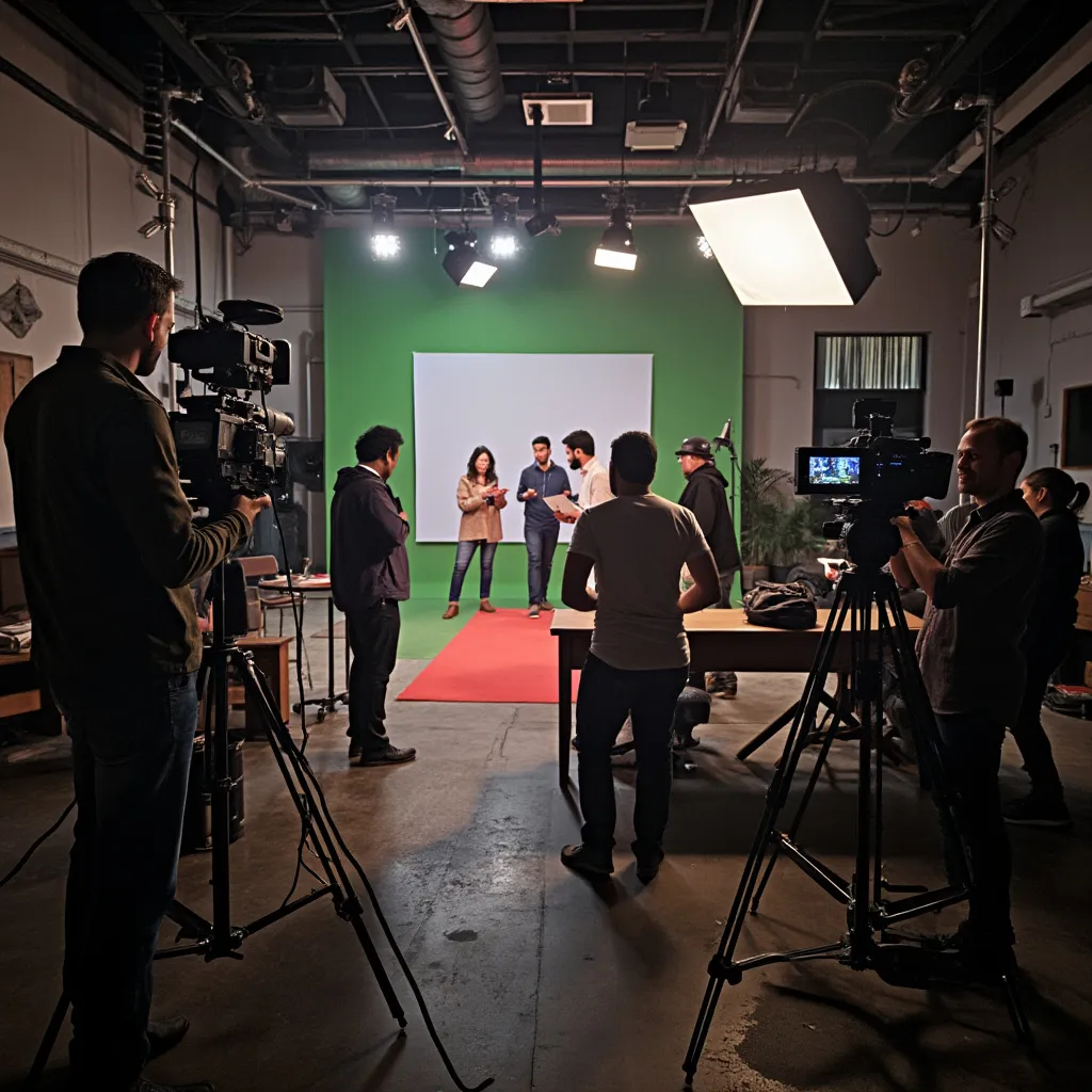 Set de producción de video profesional