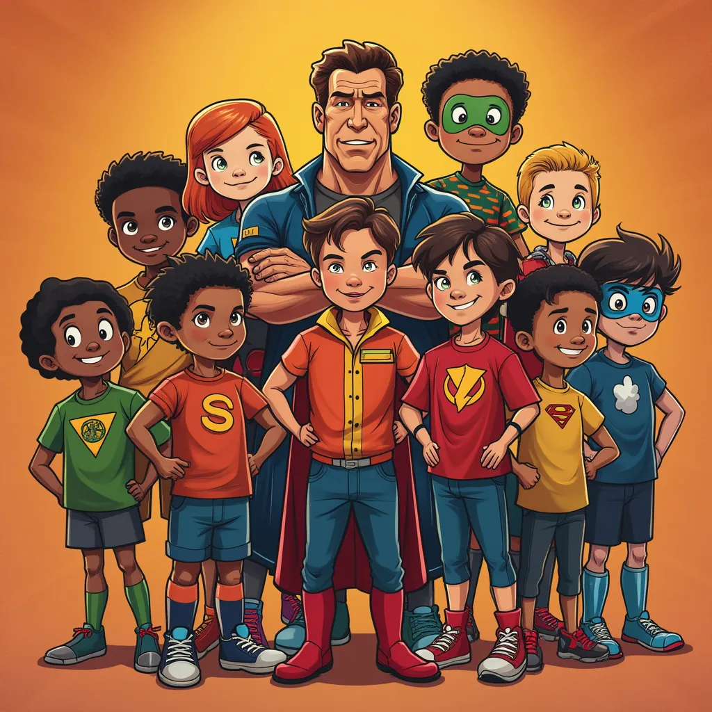 Stan Lee's Superhero Kindergarten personajes